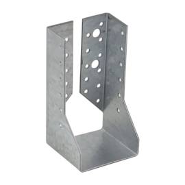 10 Sabots de Solive Pliés WBZ24 76x152x2 mm - Acier Galvanisé - Fixation Solide - D-Work