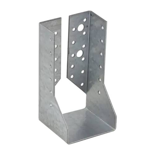 10 Sabots de Solive Pliés WBZ24 76x152x2 mm - Acier Galvanisé - Fixation Solide - D-Work