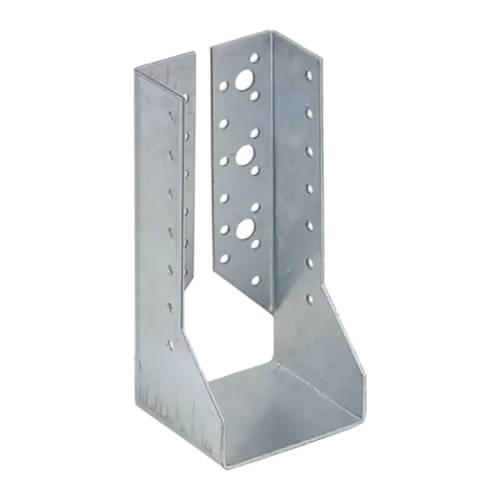 10 Sabots De Solive Pliés 80x180x2,0 Mm - Acier Zingué - Fixation Solide - D-Work