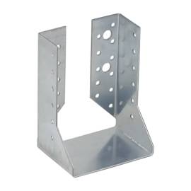 10 Sabots de Solive Pliés WBZ30 100x140x2 mm - Acier Galvanisé - Fixation Solide - D-Work