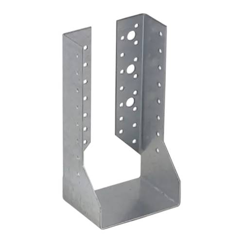 10 Sabots de Solive Pliés WBZ32 100x202x2 mm - Acier Galvanisé - Fixation Solide - D-Work