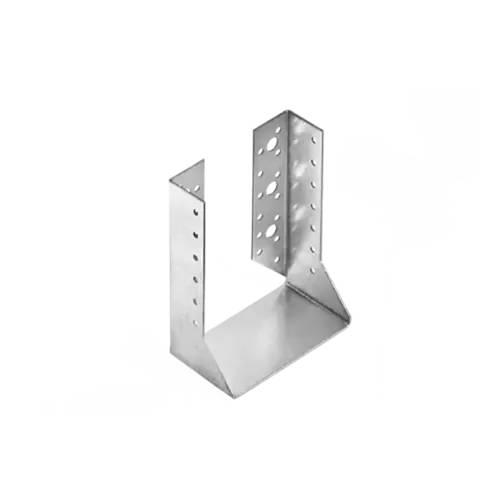 10 Sabots de Solive Pliés WBZ35 120x162x2 mm - Acier Galvanisé - Fixation Solide - D-Work