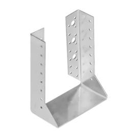 10 Sabots De Solive Pliés 140x182x2 mm - Acier Zingué - Fixation Solide - D-Work