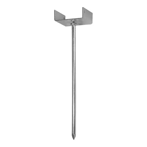 10 Étriers Type T PD 260x40x55x1,5 mm - Acier - Fixation Robuste - D-Work