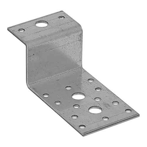 20 Connecteurs Type Z LZ1 85x40x55x2,5 mm - Acier - Fixation Solide - D-Work