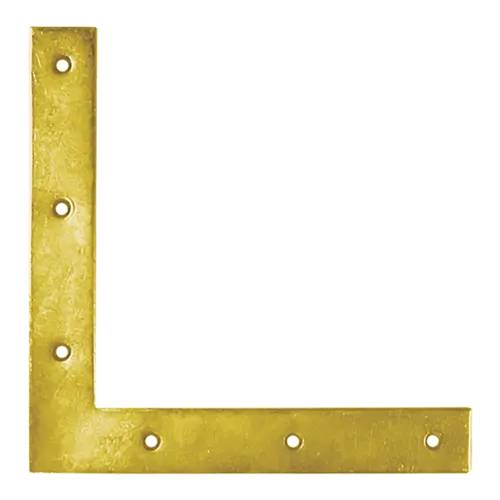 10 Plaques d’Angle NA2 200x200x30x3 mm - Acier - Fixation Solide - D-Work