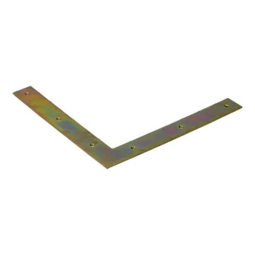 10 Plaques d’Angle NA4 300x300x40x4 mm - Acier - Fixation Solide - D-Work