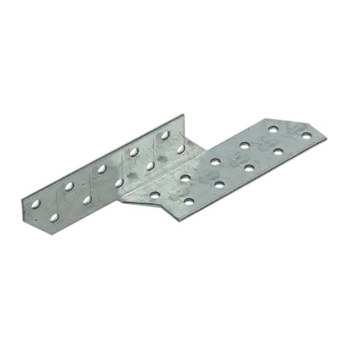 20 Connecteurs de Chevron Gauche 32x170x2 mm - Acier - Fixation Robuste - D-Work