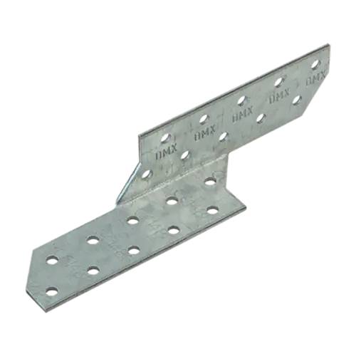 20 Connecteurs de Chevron Droit 32x170x2 mm - Acier - Fixation Robuste - D-Work