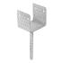 4 Pieds De Poteau Classiques Pss 140 - 141X125X120X4.0 mm Galvanisé À Chaud - D-Work