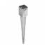 Support de Poteau à Enfoncer PSG 121x900x2 mm - Acier - Fixation Robuste - D-Work