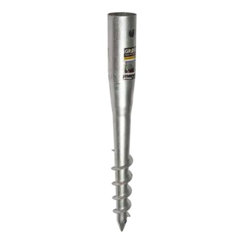 Support de Poteau à Visser 60x550x1,7 mm - Acier - Fixation Robuste - D-Work