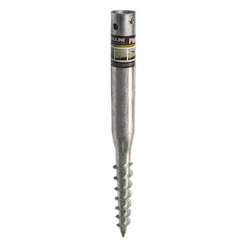 Support de Poteau à Visser 68x800x1,8 mm - Acier - Fixation Robuste - D-Work