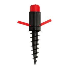 10 Supports De Parasol 16-32x380 mm - Acier Zingué - Fixation Solide - D-Work