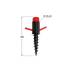 10 Supports De Parasol 16-32x380 mm - Acier Zingué - Fixation Solide - D-Work