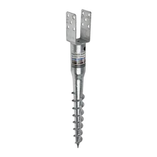 6 Poteaux à Visser PWU 70x685x1,8 mm - Support Acier - Fixation Robuste - D-Work