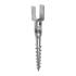 6 Pieds De Poteau À Visser Pwu 80/685 Support - 80X685X1.8 mm - D-Work