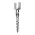 6 Pieds De Poteau À Visser Pwu 90/685 Support - 90X685X1.8 mm - D-Work
