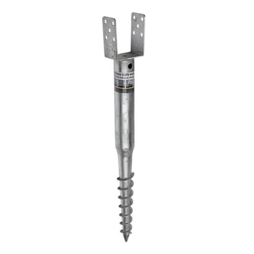 6 Pieds De Poteau À Visser Pwu 100/865 Support - 100X865X1.8 mm - D-Work