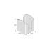 Support de Poteau PSPW 151x200x3 mm - Acier - Fixation Robuste - D-Work