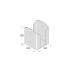 Support de Poteau PSPW 161x200x3 mm - Acier - Fixation Robuste - D-Work