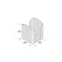 Support de Poteau PSPW 201x200x3 mm - Acier - Fixation Robuste - D-Work