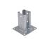 Support De Poteau Pspd 70 - 71X150X2.0 mm Galvanisé À Chaud - D-Work