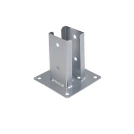 Support De Poteau Pspd 70 - 71X150X2.0 mm Galvanisé À Chaud - D-Work
