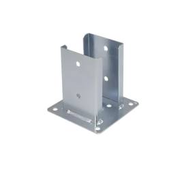 Support De Poteau Pspd 90 - 91X150X2.0 mm Galvanisé À Chaud - D-Work