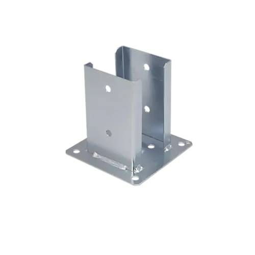 Support De Poteau PSPD 91x150x2 Mm - Acier Galvanisé À Chaud - Résistant Et Durable - D-Work