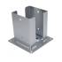 Support De Poteau Pspd 150 - 151X200X3.0 mm Galvanisé À Chaud - D-Work