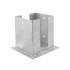 Support De Poteau Pspd 160 - 161X200X3.0 mm Galvanisé À Chaud - D-Work
