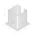 Support de Poteau PSPD 161x200x3 mm - Galvanisé à Chaud - Résistant et Durable - D-Work