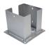 Support De Poteau Pspd 200 - 201X200X3.0 mm Galvanisé À Chaud - D-Work