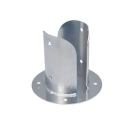 Support de Poteau PSPOD 121x180x2,5 mm - Acier - Fixation Robuste - D-Work