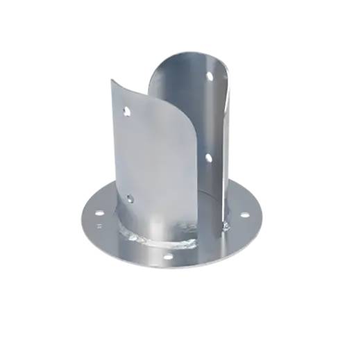 Support De Poteau Pspod 120 - 121X180X2.5 mm - D-Work