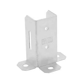 10 Pieds De Poteau À Boulonner Psp 45 Dx Pied - 46X100X1.5 mm Ouvert (Acier Zingué) - D-Work