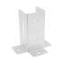 10 Pieds De Poteau À Boulonner Psp 70 Dx Pied - 71X154X2 mm Ouvert (Acier Zingué) - D-Work