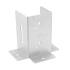 10 Pieds De Poteau À Boulonner Psp 90 Dx Pied - 91X154X2 mm Ouvert (Acier Zingué) - D-Work
