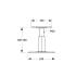 4 Poteaux Réglables 100x100x100-150 mm - Support M20 - Acier Zingué - Fixation Robuste - D-Work