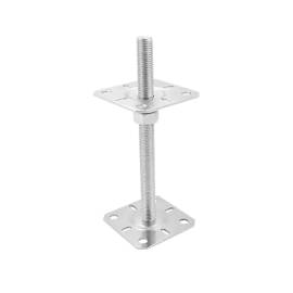 4 Pcs De Poteau à Boulonner PSR 100 100x250x3 mm M20 - Fixation Robuste - D-Work