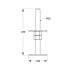 4 Pcs De Poteau à Boulonner PSR 100 100x250x3 mm M20 - Fixation Robuste - D-Work