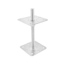 4 Pcs De Poteau à Boulonner PSR 130 130x250x3 mm M20 - Fixation Robuste - D-Work