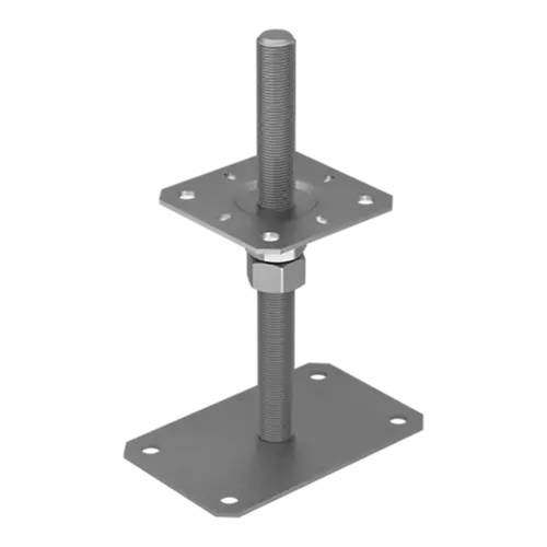 4 Pieds De Poteau Réglable Psrp 130 Support - 130X200X250X3.0 mm M20 - D-Work