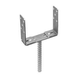 4 Pieds De Poteau Réglables Psru 60-200 - 60-200X136X4.0 mm Fi18 - D-Work