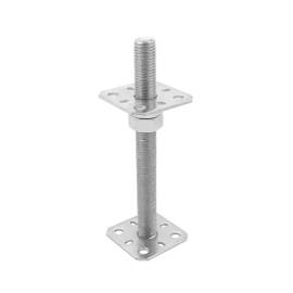 8 Poteaux à Boulonner PSR 80 80x250x4 mm M24 - Acier - Fixation Robuste - D-Work