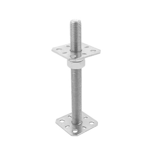 8 Poteaux à Boulonner PSR 80 80x250x4 mm M24 - Acier - Fixation Robuste - D-Work