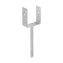 6 Pieds De Poteau Classiques Psl 90 U - 91X100X40X4.0 mm (Léger) - D-Work