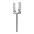 6 Supports de Poteau PSZ 140 141x150x60x4 mm - Galvanisé à Chaud - D-Work