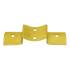4 Poteaux en T LBO 203x68x2,5 mm - Zingué - Connecteur Inclus - D-Work